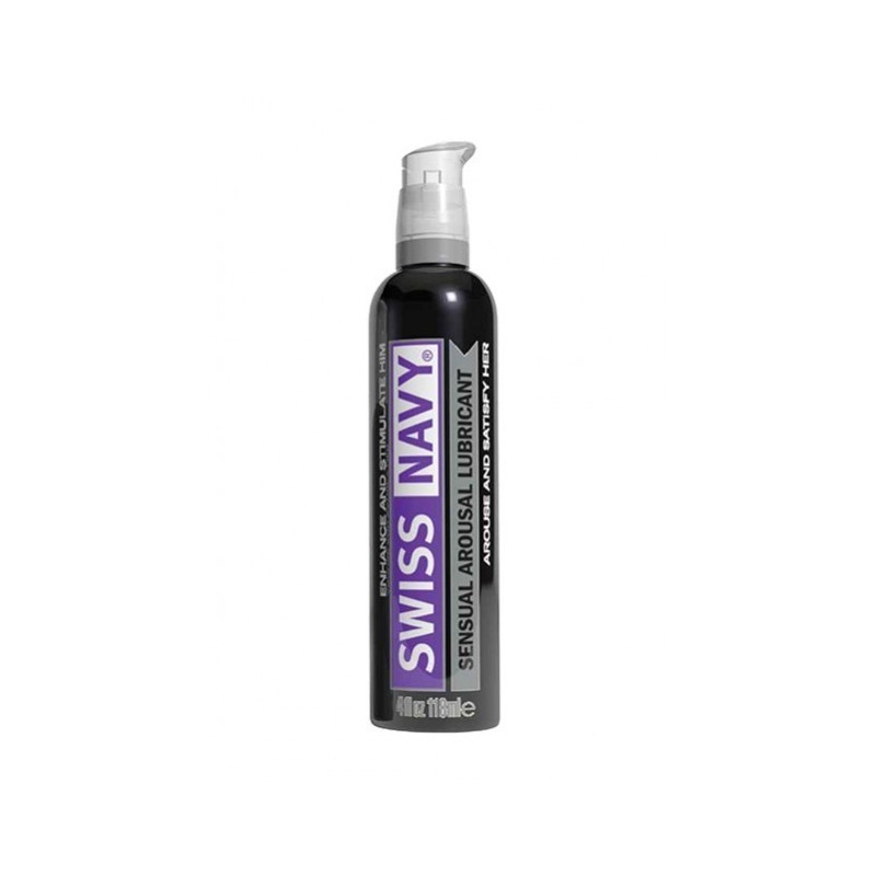 Lubricante Swiss Navy Base Agua Sensual Arousal Estimulante 118 ml