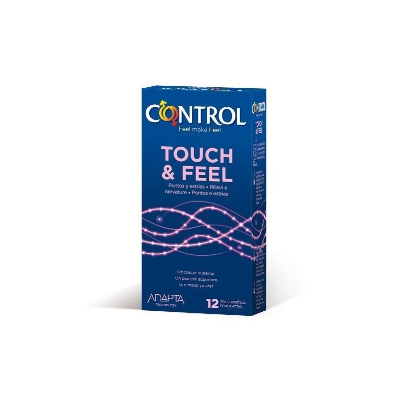 Preservativos Control Touch & Feel 12 unidades