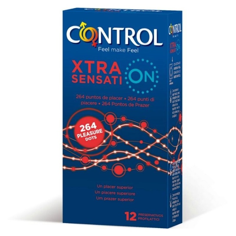 Preservativos Control Xtra Sensation 12 unidades
