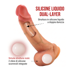 Pene Ultra Real Silicona Gary XS 15.5 cm