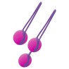 Set Bolas Chinas Liebe SIlicona Morado/ Fucsia