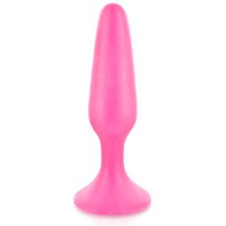 Glamy Plug Anal Silicona Pequeño Rosa 11.5 cm