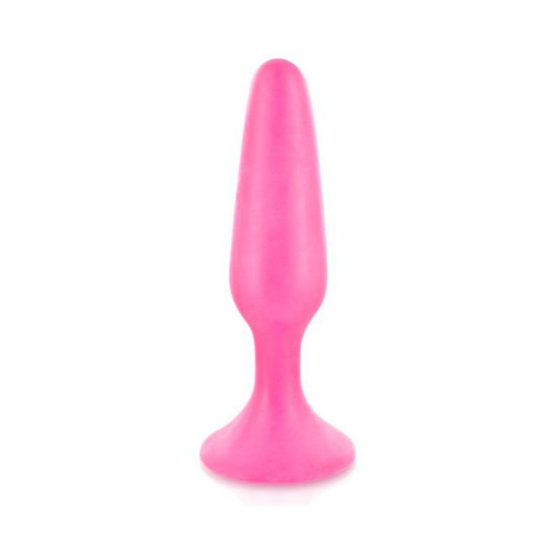 Glamy Plug Anal Silicona Pequeño Rosa 11.5 cm