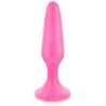 Glamy Plug Anal Silicona Pequeño Rosa 11.5 cm