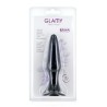 Glamy Plug Anal Silicona Mediano Negro 12.5 cm
