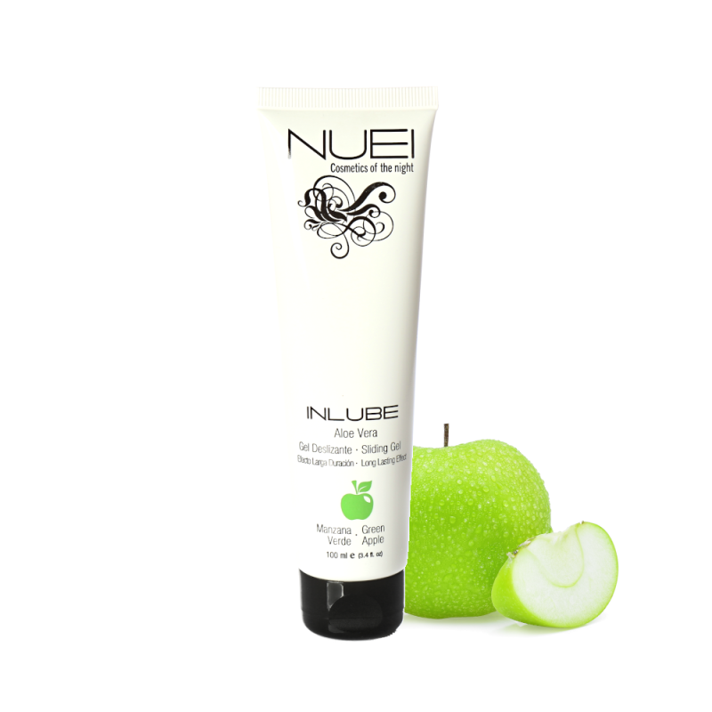 Lubricante Nuei base agua sabor Manzana Verde