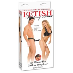 Fetish Arnés hueco para él / ella negro