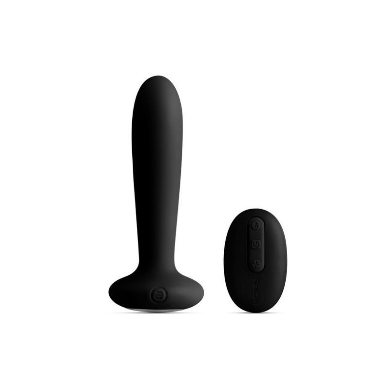 Svakom Vibrador Plug Anal Primo con mando Recargable Calor Negro