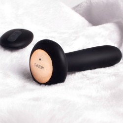 Svakom Vibrador Plug Anal Primo con mando Recargable Calor Negro