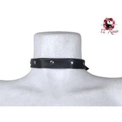 Collar Carla Cuero 100%