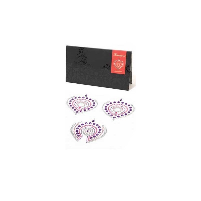 Flamboyante body decor - lila y rosa
