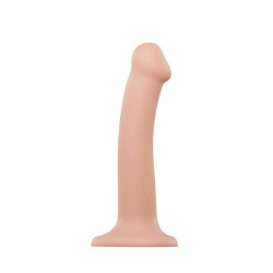 Dildo con ventosa apto para arnés dual density Flexible M