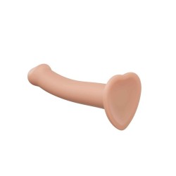 Dildo con ventosa apto para arnés dual density Flexible M