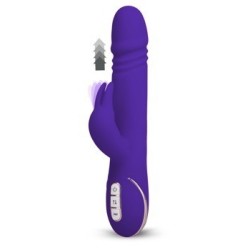 Vibrador Vibe Couture Rabbit Skater recargable lila Mov. Ida y vuelta