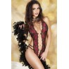 Chilirose Body CR3635 Negro y rojo S/M