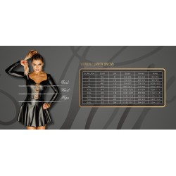 Noir F136 Catsuit Mujer Elástico M