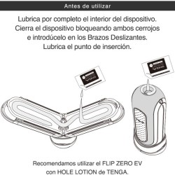 Masturbador Reutilizable Tenga Flip Zero USB Negro Sensación Intensa