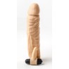 Virgite funda Realística Pene S4 con vibración 20 cm