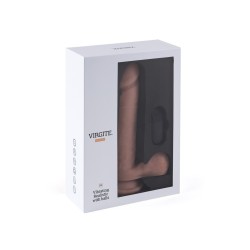 Virgite Pene Vibrador Silicona con mando R5 21 cm Recargable