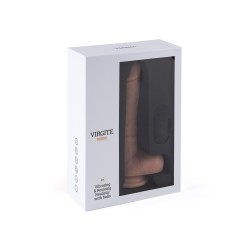 Virgite Pene Vibrador Rotador Silicona con mando R10 21 cm Recargable