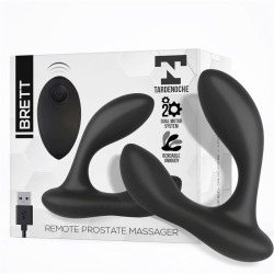 Vibrador Prostático TardeNoche Brett Silicona con mando recargable