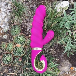 Vibrador GCandy Textura Bioskin Recargable Frambuesa