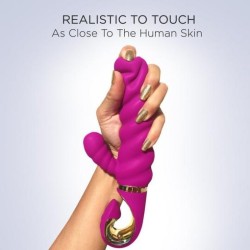 Vibrador GCandy Textura Bioskin Recargable Frambuesa