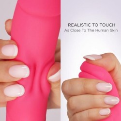 Vibrador GJay Textura Bioskin Recargable Rosa