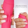 Vibrador GJay Textura Bioskin Recargable Rosa