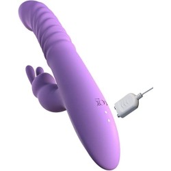 Vibrador con movimiento rotacion y calor Her Thrusting Rabbit