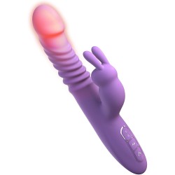 Vibrador con movimiento rotacion y calor Her Thrusting Rabbit