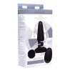 Plug Vibrador Silicona Giratorio Slim R con mando recargable