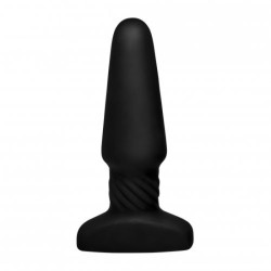 Plug Vibrador Silicona Giratorio Slim R con mando recargable