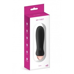 My first Mini Vibrador Recargable Silicona Chupa negro