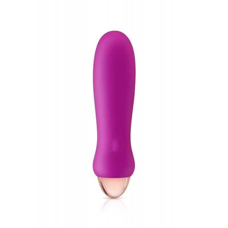 My first Mini Vibrador Recargable Silicona Chupa Rosa