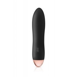 My first Mini Vibrador Recargable Silicona Pinga Negro