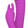 Vibrador Beat3 3 motores con pulsación silicona USB Lila