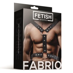 Arnés Fetish Intoyou hombre Fabrio Cuero Vegano BDSM