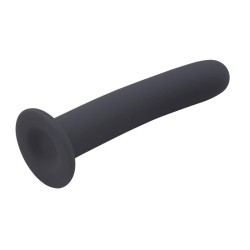 Arnés con dildo silicona para mujer Raw Recruit L Negro 17'8 cm