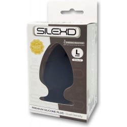 Silexd Plug Anal Negro Memory Silicona L