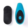 Virgite Vibrador Parejas E12 Azul Silicona Recargable con mando