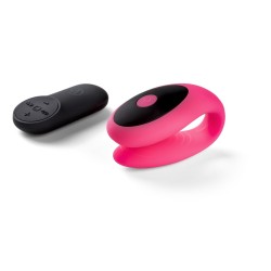 Virgite Vibrador Parejas E12 Rosa Silicona Recargable con mando