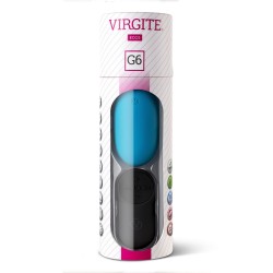 Virgite Huevo G6 con mando recargable silicona XL Azul