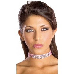 Collar sexy rosa