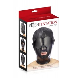 Fetish Tentation Capucha Ajustable Con antifaz desmontable