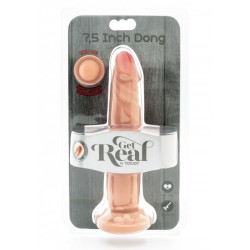 Pene Realístico Get Doble Densidad 19 cm con ventosa