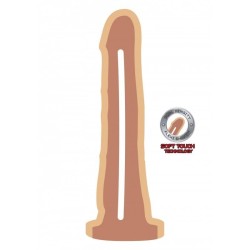 Pene Realístico Get Doble Densidad 19 cm con ventosa