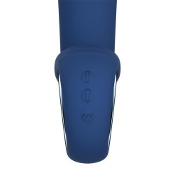 Alpha Vibrador con función inflado silicona Azul USB