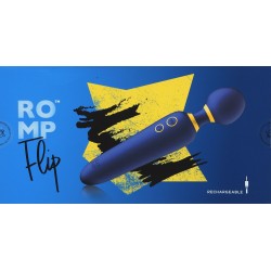 Romp Flip Silicona Vibrador Wand Recargable