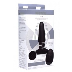 Rimmers Plug Vibrador R con bolas giratorias y mando USB